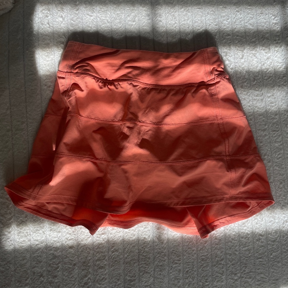 peach size 0 lululemon skirr